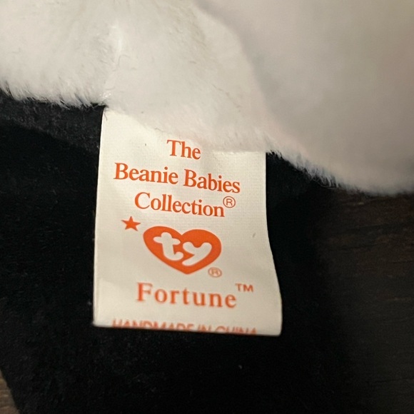 Vintage Rare Retired Fortune Ty Beanie Baby Tie Dye 1997 Plush Bear Original - Picture 5 of 6